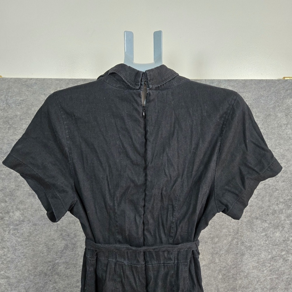 Maeve Women Black Utility Wrap Wide Leg Jumpsuit 18W - Picture 7 of 10